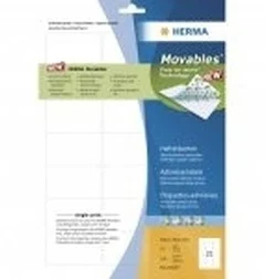 HERMA adhesive labels white A4 Movables 63,5x38,1 525 pcs white 525pc self-adhesive label