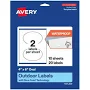 Avery Waterproof Oval Labels