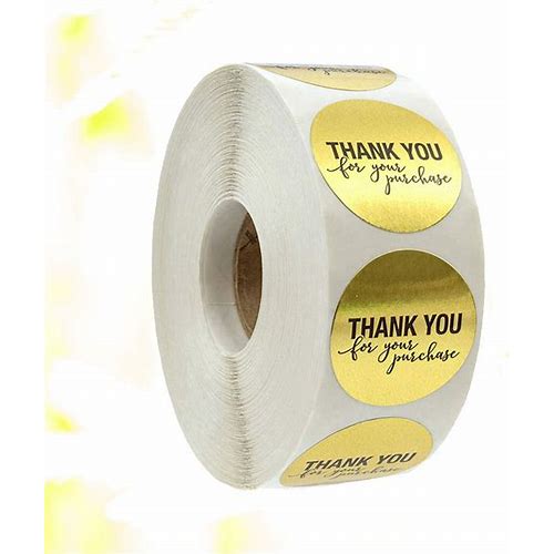 Kraft Paper Thank You Sticker Wr…