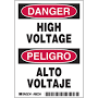 Brady Machine/Equipment Label 86234