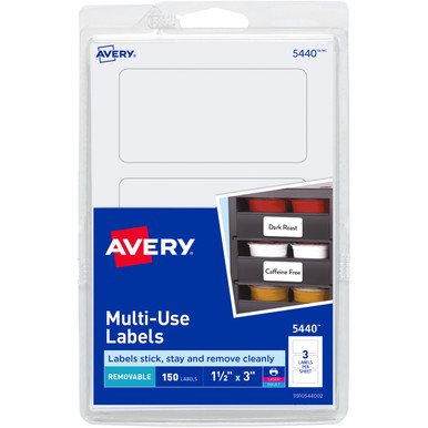 Avery Removable Labels AVE05440