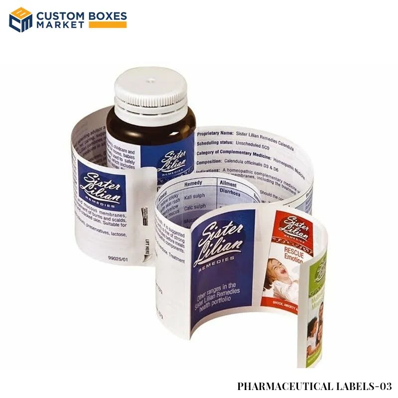 Printed pharmaceutical labels wholesale