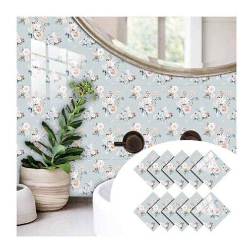 Pack Of 10 Self-Adhesive Tile Stic…