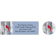 Walter Drake Personalized Snowy Birch Labels and Seals 20