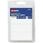 Avery Multiuse Permanent Labels, 1 inch x 2-3/4 inch Rectangle Labels, White, Non-Printable, 128 Total (6113), Size: 1 x 2-3/4