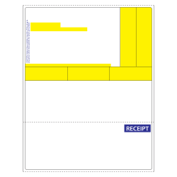 8-Up Vertical EZ Peel Blank Prescription Labels with 1.5" Core -