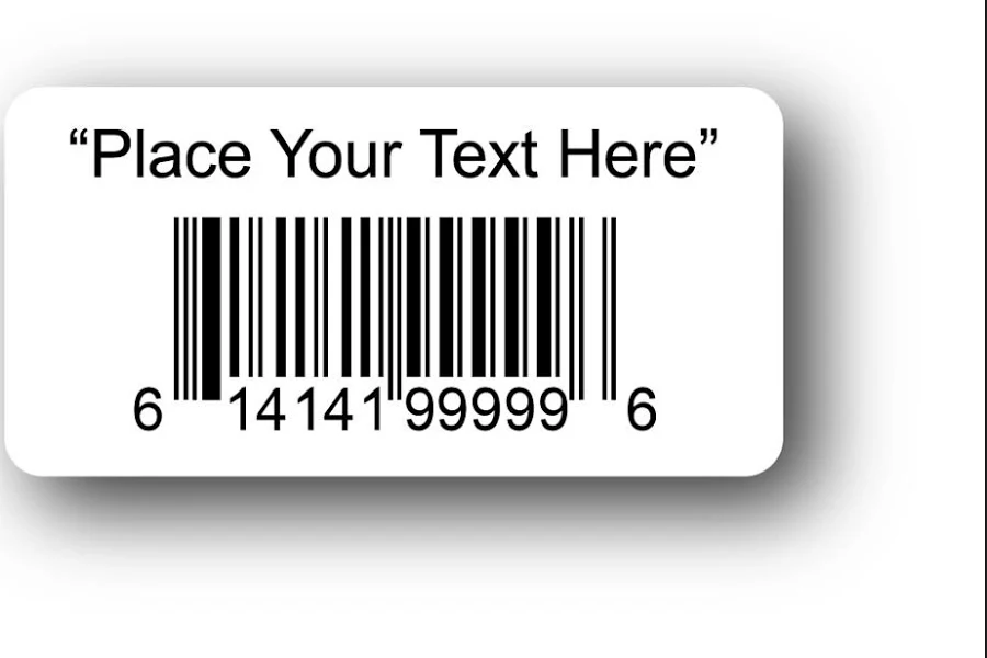 Quantity 1000 - 1'' x .75'' Paper UPC Barcode Labels & Stickers