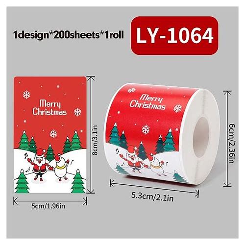 200Pcs Christmas Theme Paper …