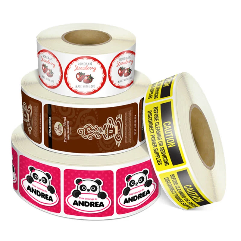 250 pcs Print Product Labels in Roll - Custom Sticker Label Printing