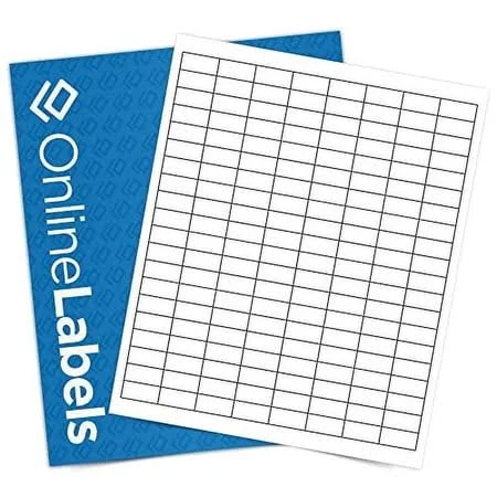 Online Labels 1 x 0.5 Extra Strength Barcode Labels