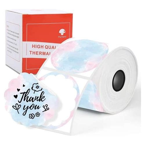 Round Self-Adhesive Thermal Lab…