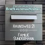 Personalized mailbox sticker name sticker for mailboxes, garbage cans, front doors with family name street and house number