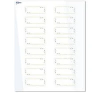 Avery Print-To-The-Edge Labels & Sure Feed S00-D2R-PRWGP10 1" x 2-5/8