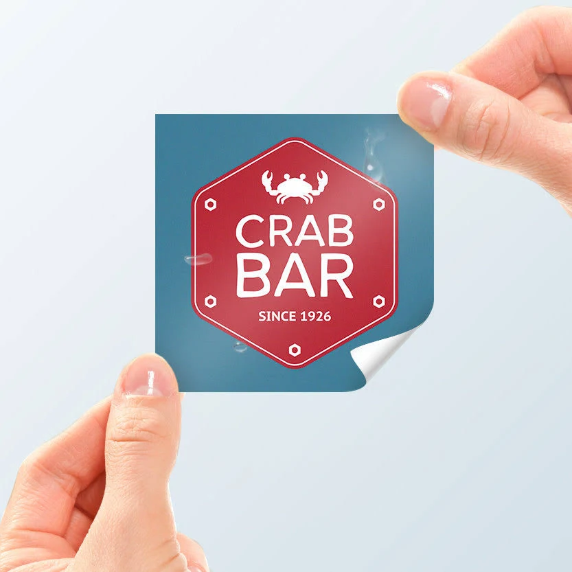1,000 Custom Stickers - Print Your Own Design
