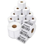 Aegis Adhesives - 2¼” x 1¼” Direct Thermal Labels for UPC Barcodes, Address, Perforated & Compatible with Rollo Label Printer & Zebra Desktop Printers