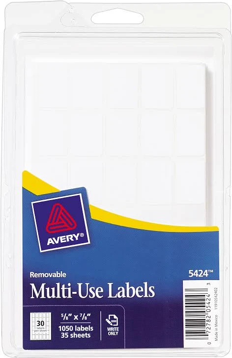 Avery Removable Handwrite-Only Multi-Use Labels