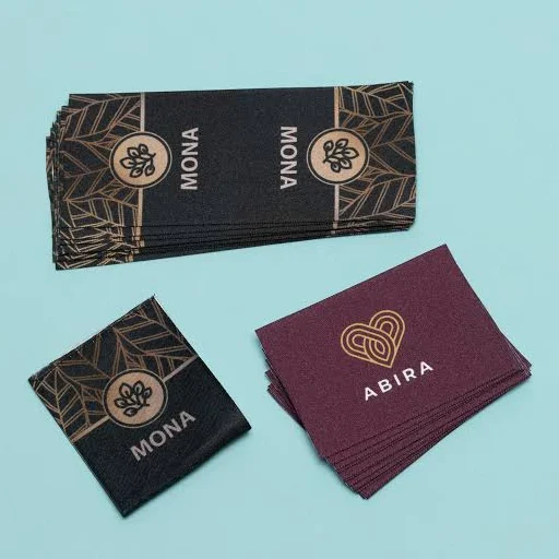 Woven cotton labels - Soft and durable labels for your garments