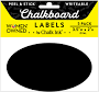 Peel & Stick Oval Writeable Labels 5 Pack