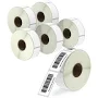 1" x 2" FBA Barcode & Address Removable Film Labels