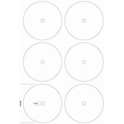 Stickers Matte Vinyl Record Label…