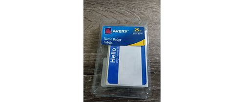 AVERY Self-Adhesive Name Bad…