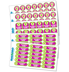 Iron On Clothing Labels Multi-Pack - 110 Labels , IdentaMe Labels