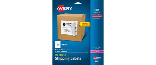 Avery Shipping Labels With Trueb…