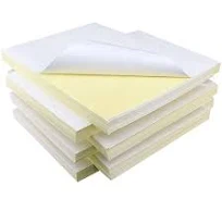 A4 Size Glossy Sticker Label Roll - Self Adhesive Paper