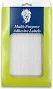 White Plain Self-Adhesive Labels