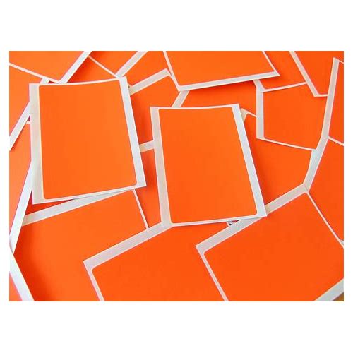 30 Orange Stickers - Sticky Colou…