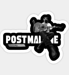 Post Malone F1 Trillion 2024 Two Sided Sticker