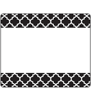 Trend Enterprises Moroccan Black Terrific Labels