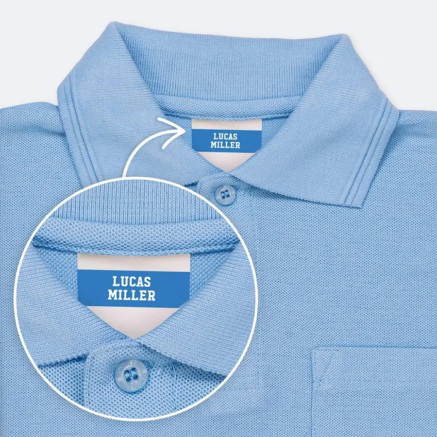 Clothing Name Label Stickers Laundry Safe Name Stickers for Clothes