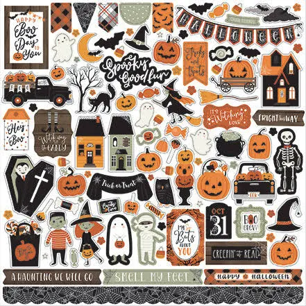 Halloween Fun Cardstock Stickers