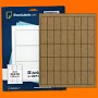 Kraft Labels 1" x 2" Brown