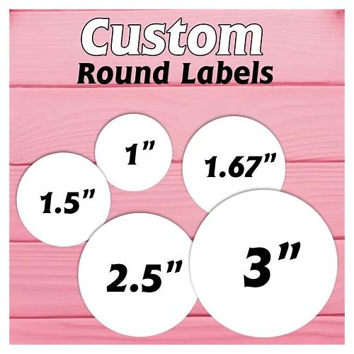 Custom Round Stickers, Personali…