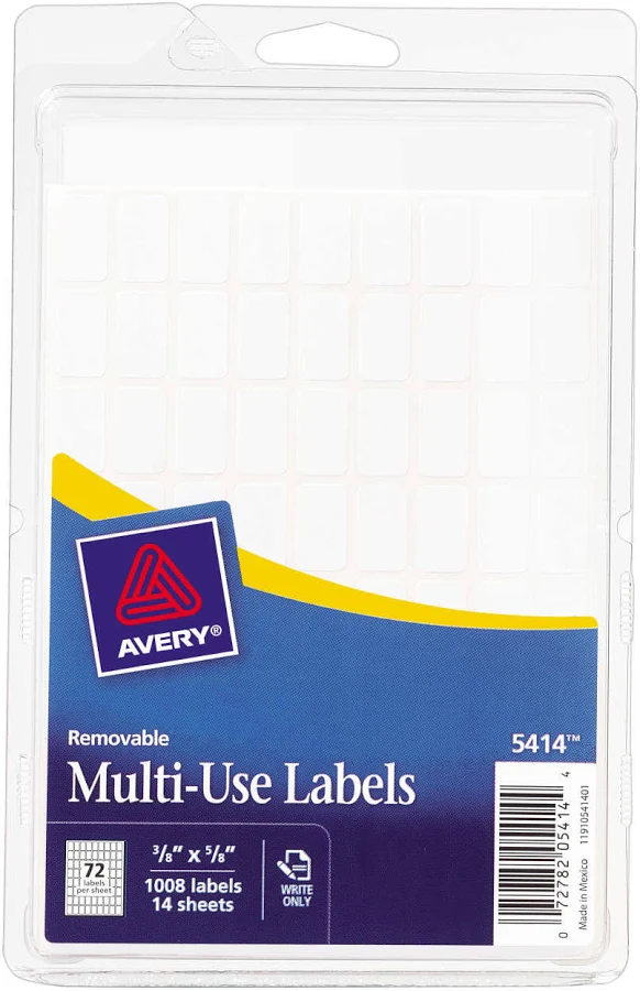 Avery Removable Rectangular Labels