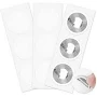 60pcs NFC Stickers Tag Chip Rewritable Compatible Enabled Mobile Devices, White
