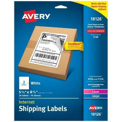 Avery Internet Shipping Labels