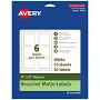 Avery EcoFriendly Laser/Inkjet Multipurpose Labels
