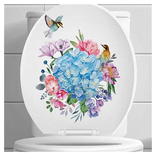 PVC Floral Stickers Lightweight W…