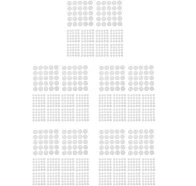 500 Pcs Transparent Double-sided Adhesive Stickers Clear Dots Tape