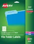 Avery Permanent Clear File Folder Labels