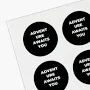 Custom Sheet Stickers | 48 qty | 1"x1" | VistaPrint