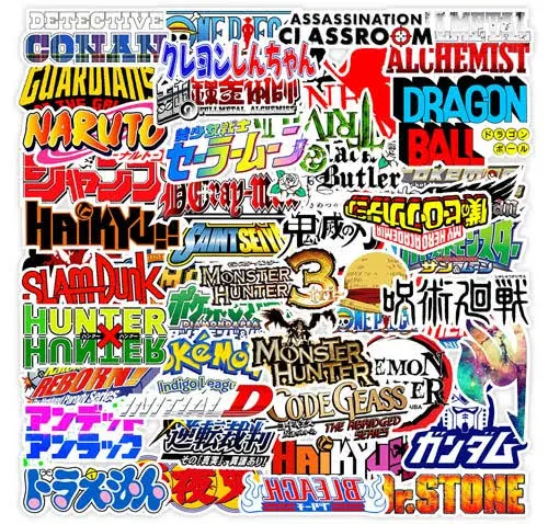 Anime Logo Stickers