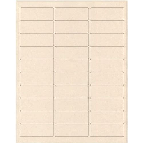 Pure Labels 1 X 2.625