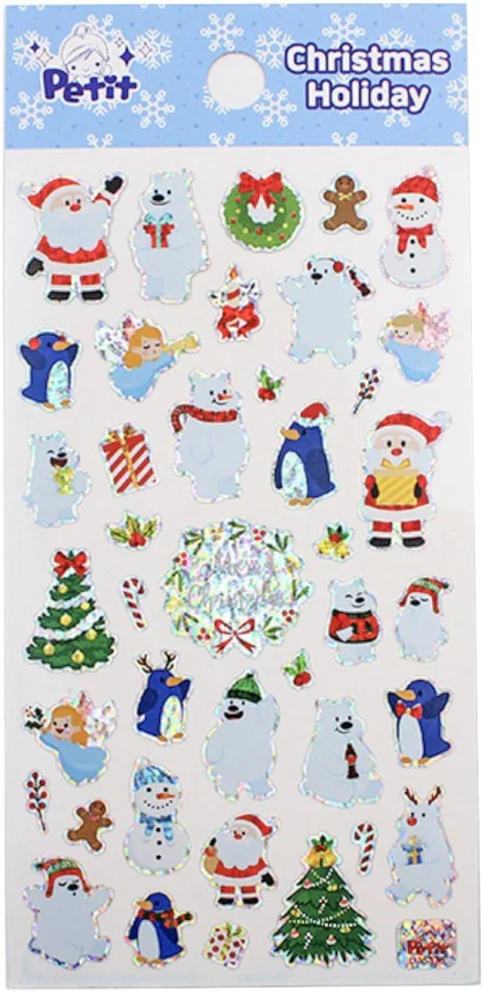 Christmas Holiday Deco Sticker