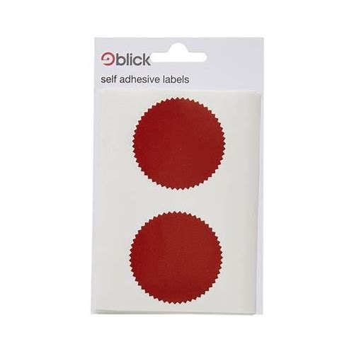 Blick Labels, Red, Self Adhesive …
