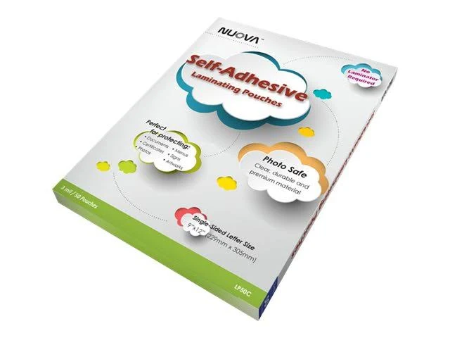 Nuova Premium Self-Adhesive Laminating Pouches