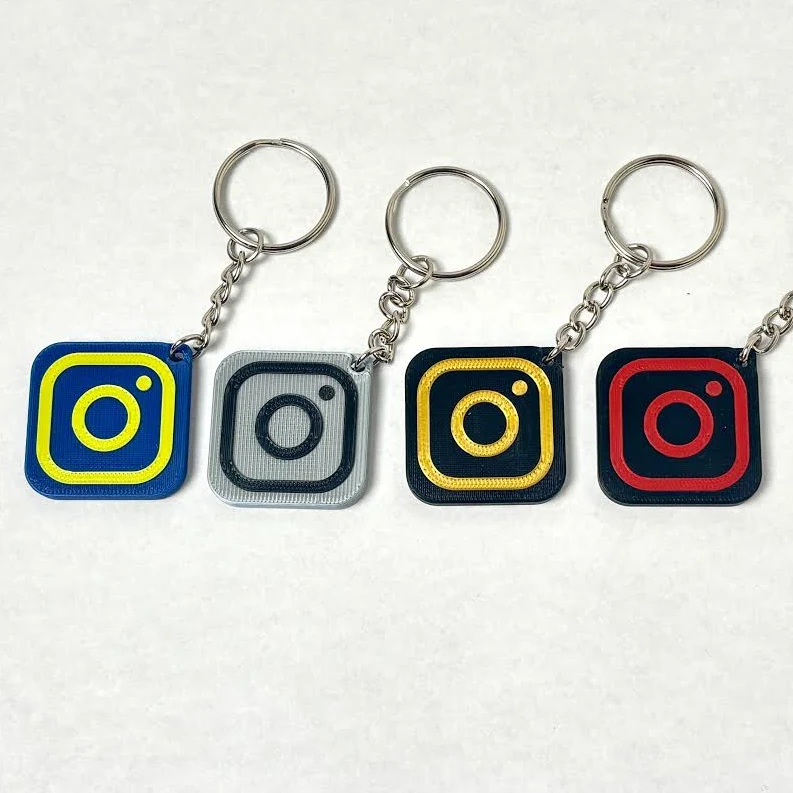 Smart NFC Logo Keychain, NFC Gift, Programmable Digital Business Card